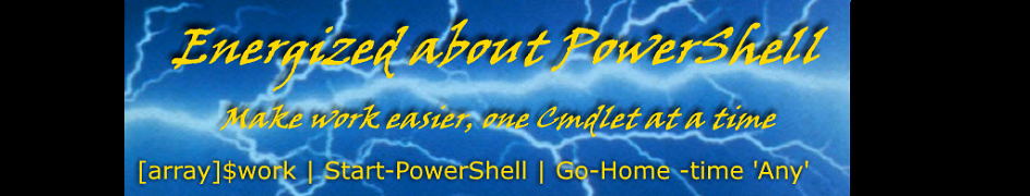 Energized About PowerShell